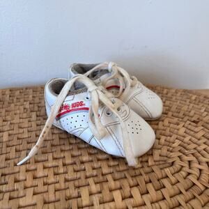 Vintage 80's/90's Dyna Kids Baby Soft Sole Crib Sneakers Shoes Size 1